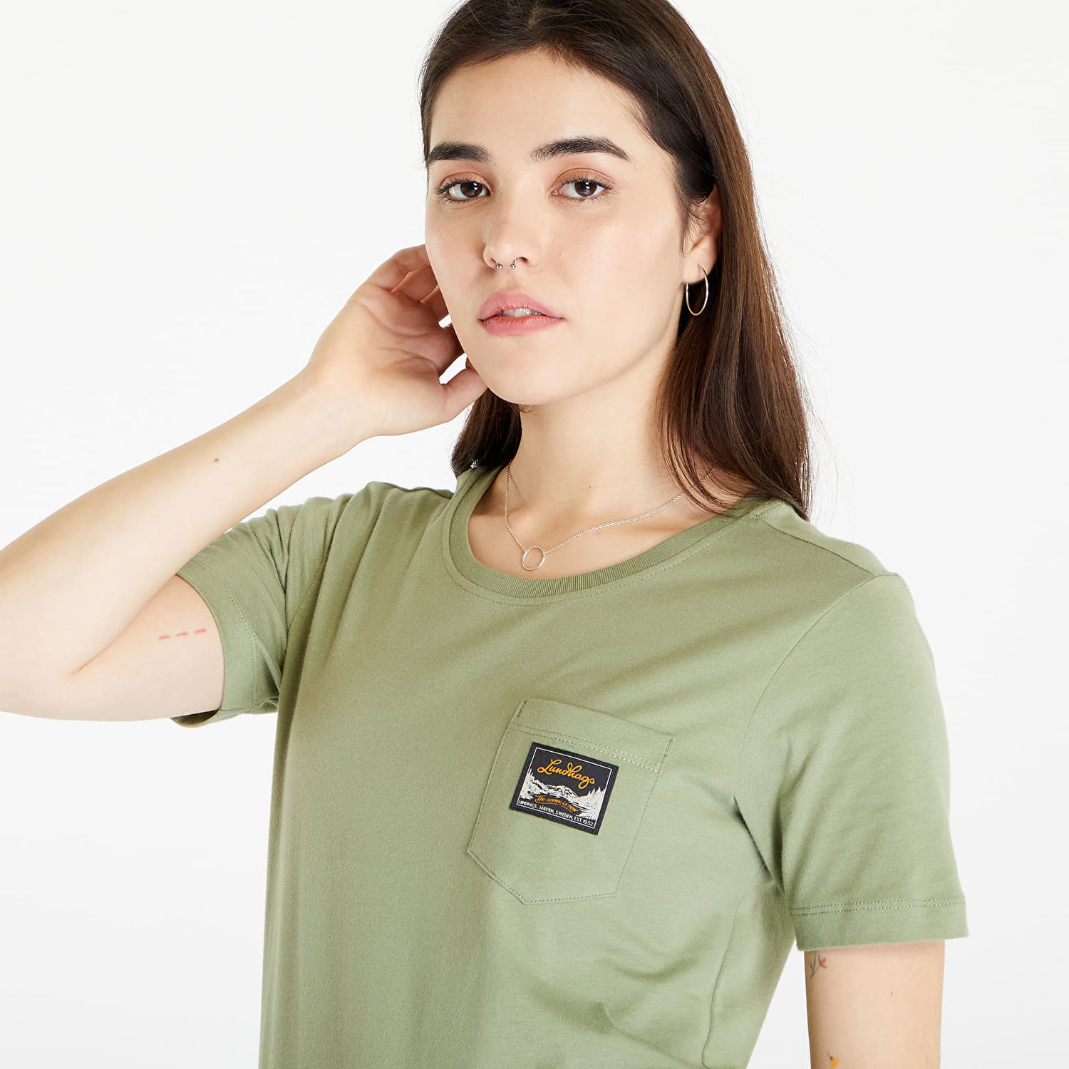 T-shirt Lundhags Lundhags Knak T-Shirt Grøn | 1129099-639, 1