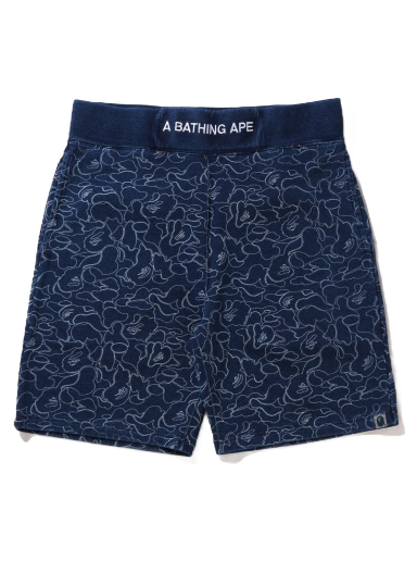Shorts BAPE Line ABC Camo Sweat Shorts Mørkeblå | 1I80-153-010