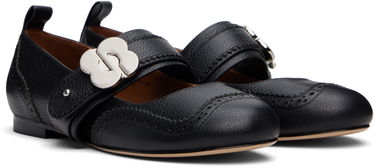 Skopleje SHUSHU/TONG SHUSHU/TONG Round-Toe Ballerina Flats Sort | FSDEAC06 LEA252, 3