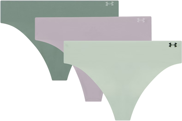 Trusser Under Armour Under Armour Pure Stretch 3-Pack Thong Underwear Grøn | 1383893-009, 1