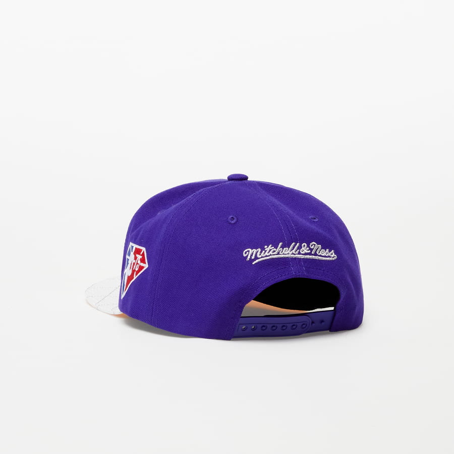 Kasket Mitchell & Ness NBA 75th Platinum Snaback Lakers Lilla | 6HSSMM21067-LALPURP, 1