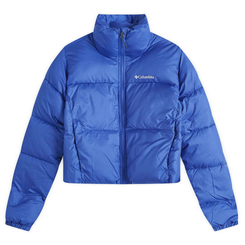 Puffer jakke Columbia Women's Puffect Cropped Down Jacket, Size L Blå | 2088501-BLU