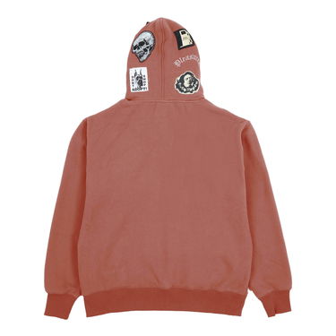 Sweatshirt Pleasures Worms Hoodie Brun | P23F022-RUST, 2