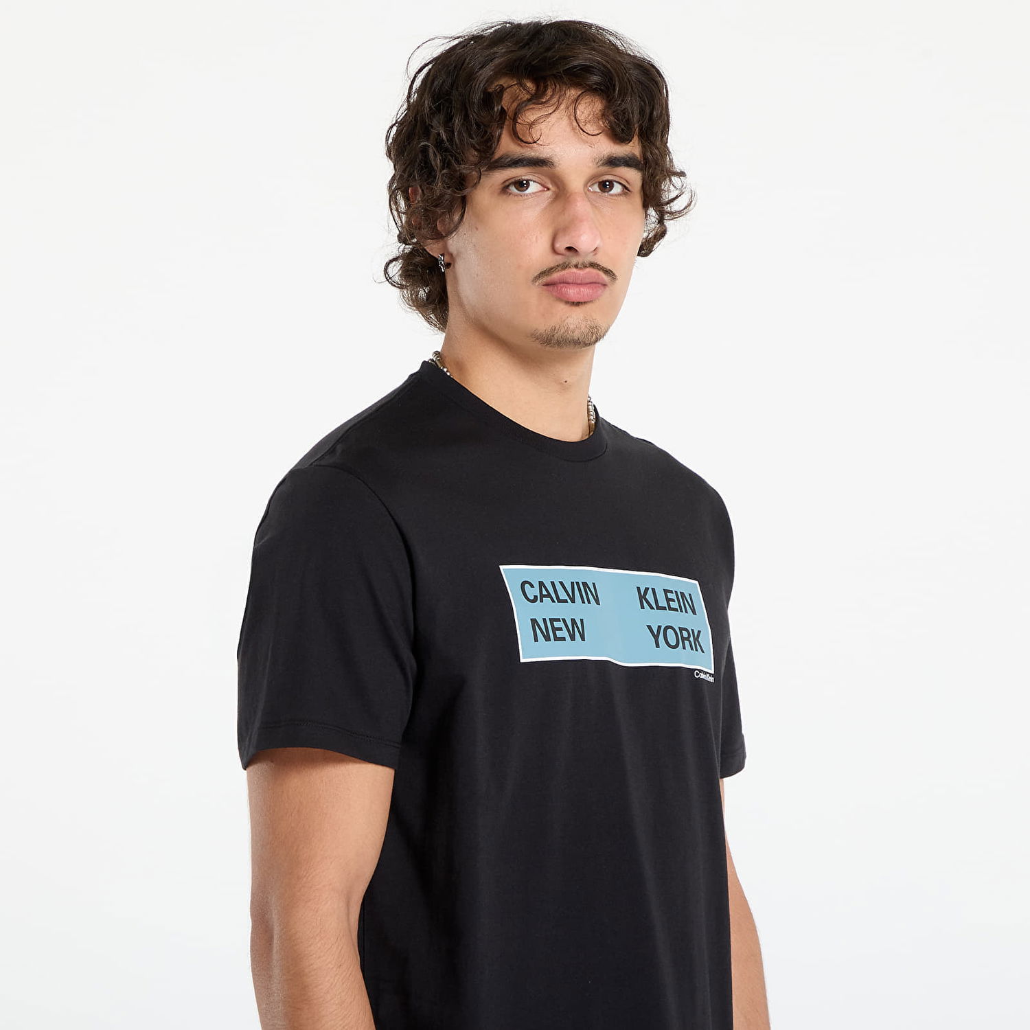 T-shirt CALVIN KLEIN Calvin Klein Jeans SS CK NY Box Graphic Tee Sort | LV04RD816G UB1, 1