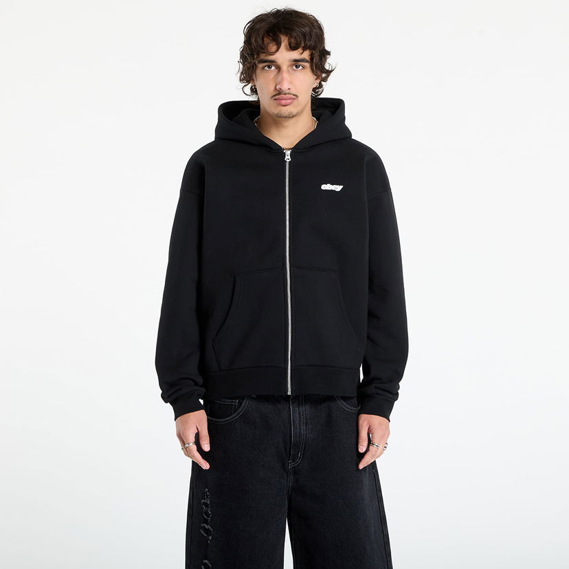 Sweatshirt OBEY OBEY Gaze Extra Heavy Zip Hoodie Sort | 112460030-BLK