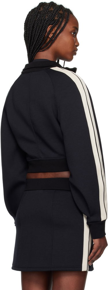 Træningsdragt Palm Angels Palm Angels Neoprene Cropped Track Jacket Mørkeblå | PWEA127S25FAB0011003, 2