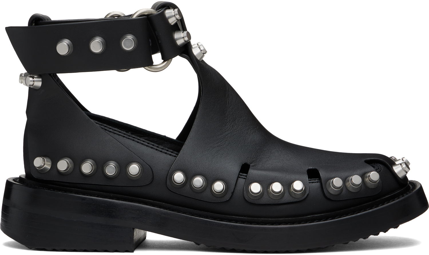 Sneakers og sko Alexander Wang Buckle Boots Sort | 30424S028, 0
