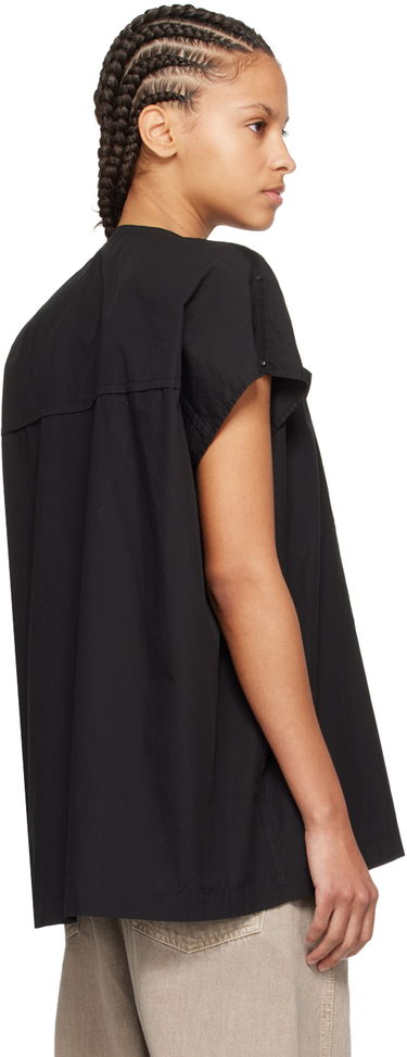 Tanktop LEMAIRE Cap Sleeve Blouse Sort | TO1185 LF1218, 2