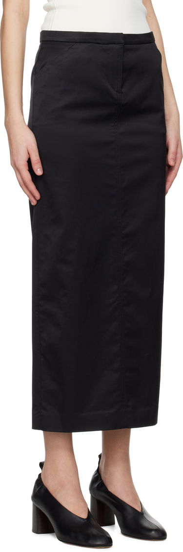 Nederdel TOTEME TOTEME Straight Maxi Skirt Sort | 252-WRB0259-FB0391, 1