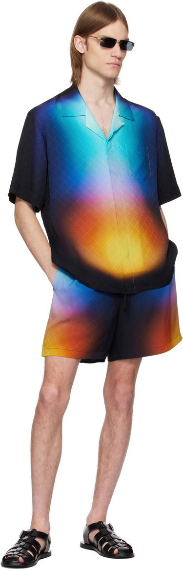Shorts Casablanca Casablanca Gradient Silk Shorts Flerfarvet | MS25-TR-012-02, 3