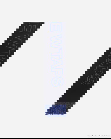 Tørklæde WTAPS Knitted Fringe Scarf Sort | 242MADT-AC01 001, 1