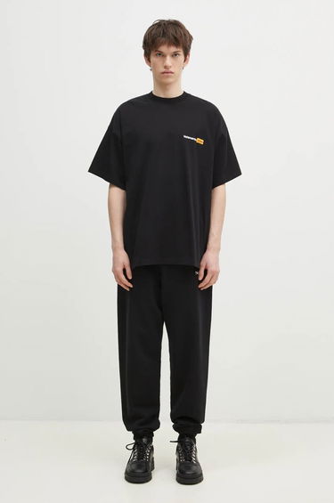 T-shirt VETEMENTS Black '.Com' T-Shirt Sort | UA66TR750B, 4