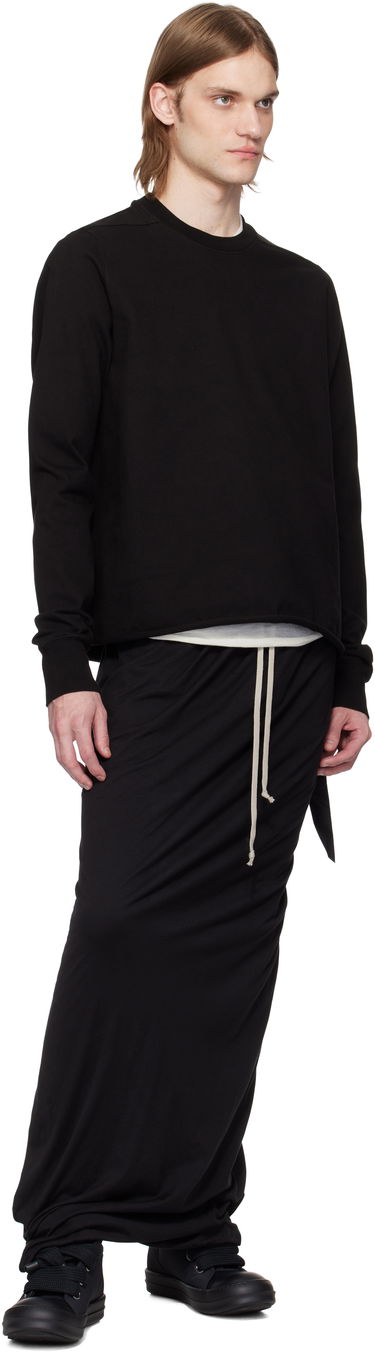 Nederdel Rick Owens Rick Owens DRKSHDW Hollywood Pull On Long Skirt Sort | DU01E3385 BHDB, 3