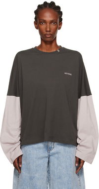Coding Long-Sleeved Layered T-shirt