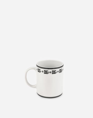 Home decor Dolce & Gabbana Dolce & Gabbana Logo-Print Porcelain Mug Hvid | TC0140TCALHU0082, 1