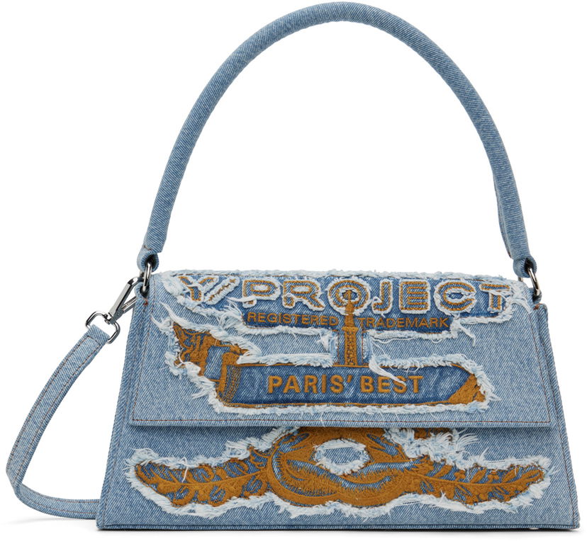 Skuldertaske Y/PROJECT Shoulder Bag Blå | 620BA003