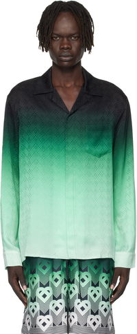 Casablanca Ping Pong Silk Long Sleeve Shirt