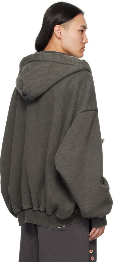Sweatshirt Maison MIHARA YASUHIRO Maison MIHARA YASUHIRO Amateur Sewn Zip-Up Hoodie Grå | A14PK521, 2