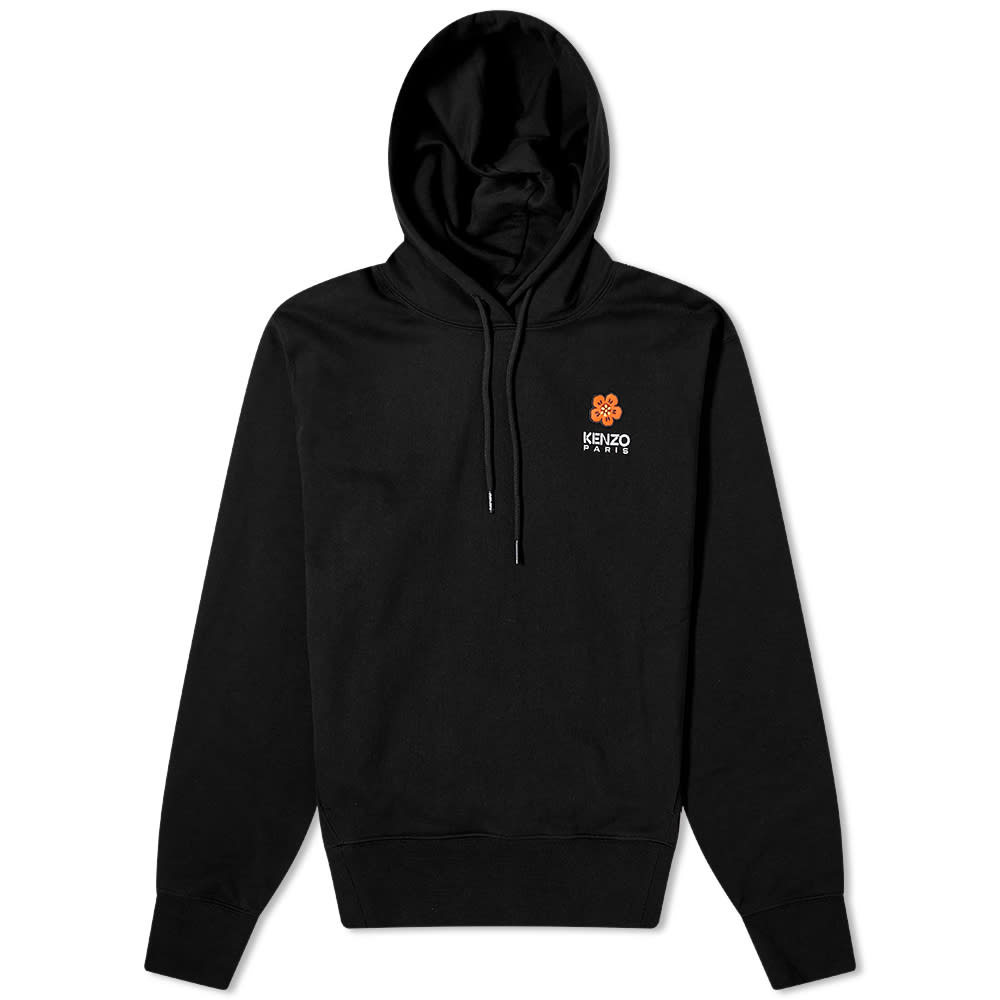 Sweatshirt KENZO Crest Logo Classic Hoodie Sort | FD52SW0484MF-99J, 0