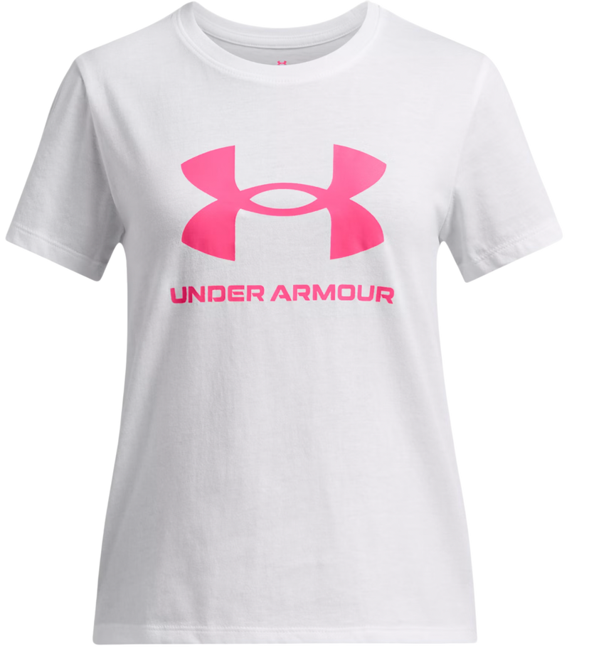 T-shirt Under Armour Big Logo Short Sleeve T-Shirt Hvid | 1389756-100