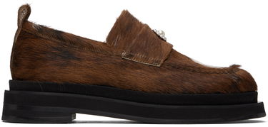 Kjole Simone Rocha Simone Rocha Heart Toe Platform Loafers Brun | LOF1PD 0794, 0
