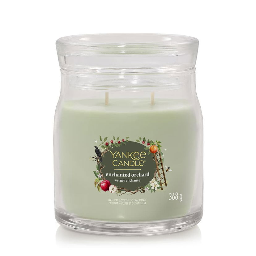 Stearinlys Yankee Candle Signature Medium Jar 2 Wicks Enchanted Orchard Grøn | 43497
