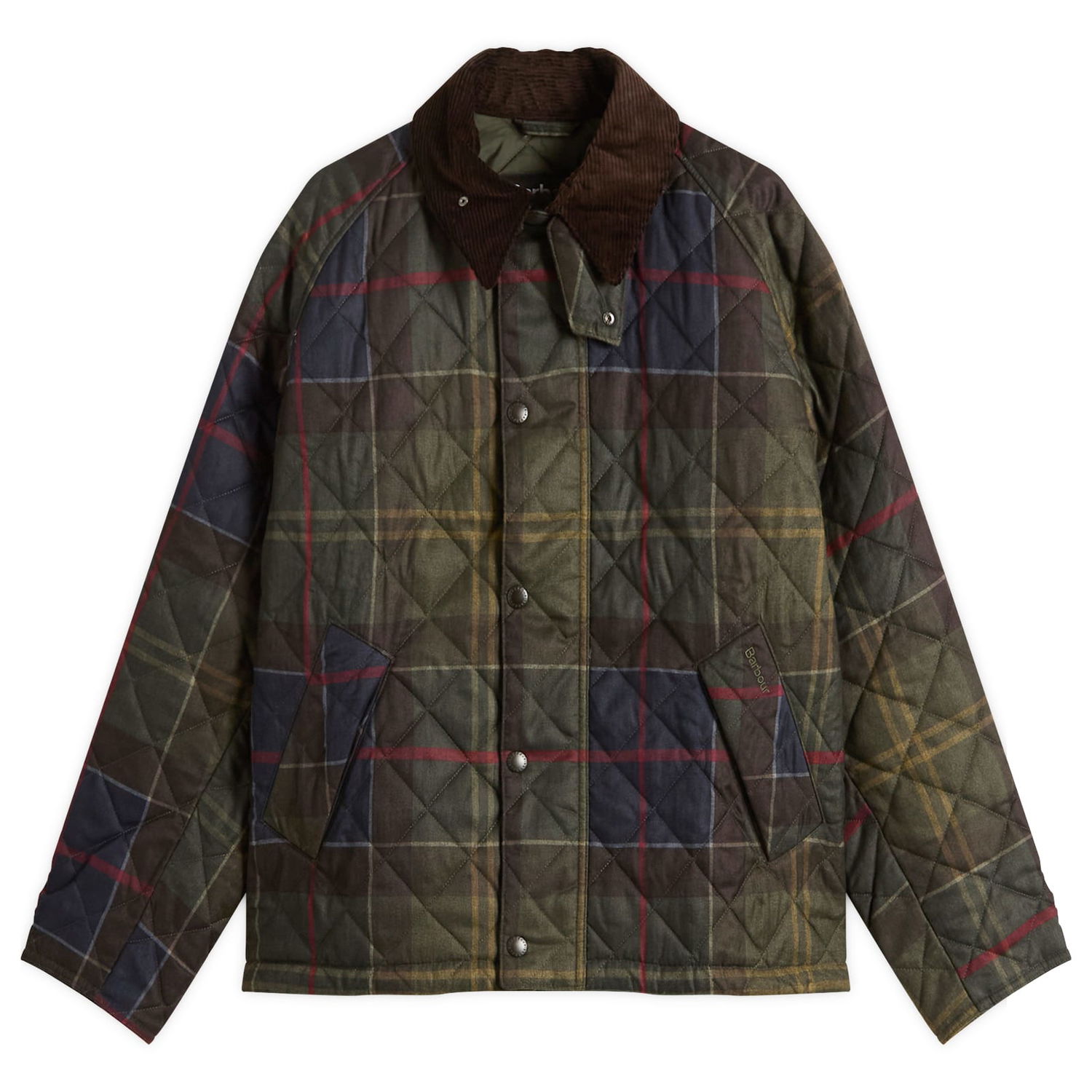 Jakke Barbour Tartan Transport Quilted Jacket, Size 38 Flerfarvet | MQU1869TN14, 1