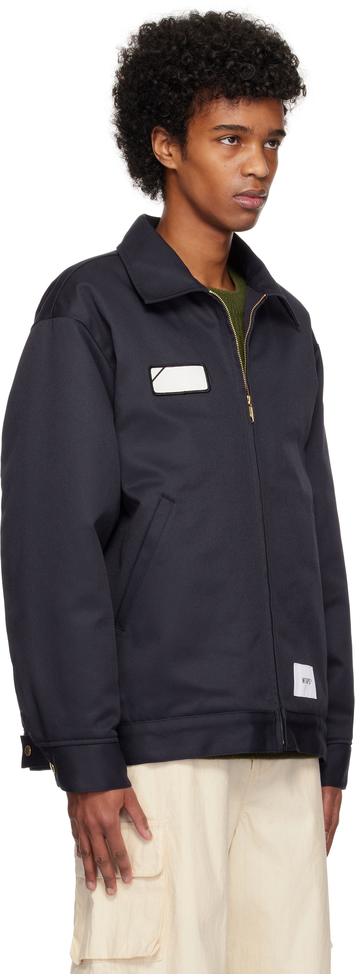 Jakke WTAPS WTAPS Wrecker Jacket Mørkeblå | 242WVDT-JKM05, 1