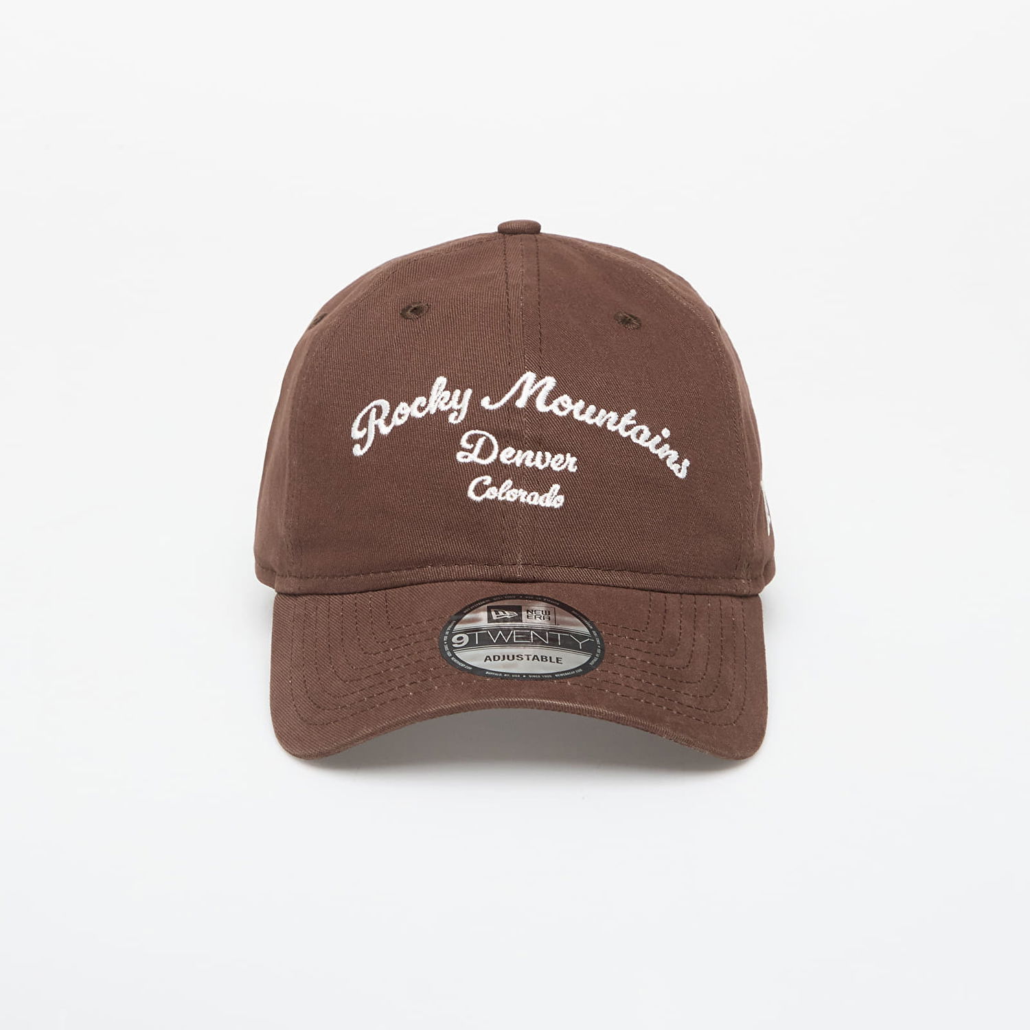 Kasket New Era 9TWENTY NFL Rocky Mountains Denver Colorado Wordmark Adjustable Cap Brun | 60759001, 0
