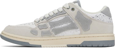 Sneakers og sko AMIRI Crystal Suede Skel Top Low Hvid | AWFOSR1091, 2