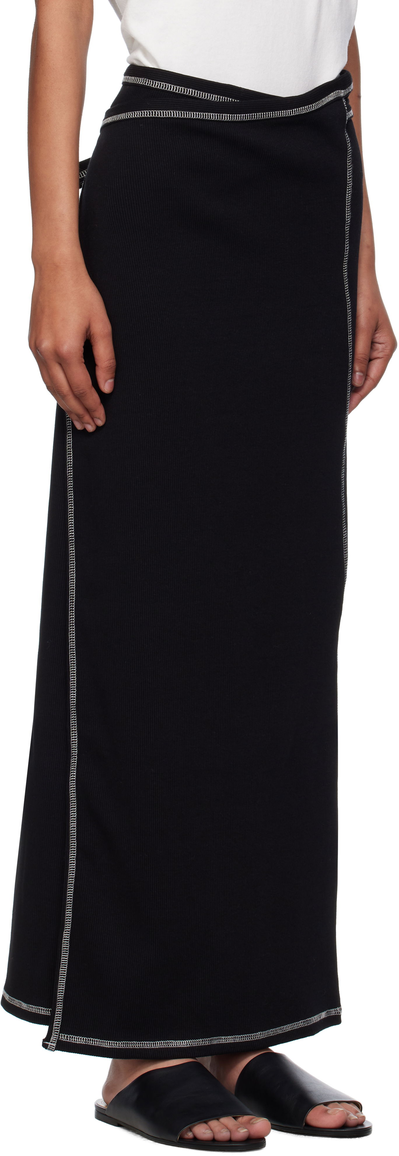 Nederdel Baserange Baserange Brig Maxi Skirt Sort | SSBR-CR-AU25, 1