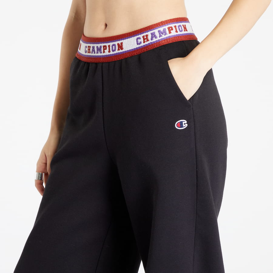 Bukser Champion Wide Leg Pants Sort | 116634 CHA KK001, 1