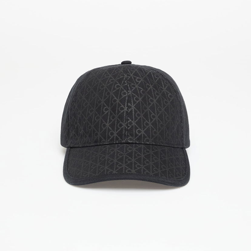 Kasket CALVIN KLEIN Calvin Klein Emblem Print Leather Cap Sort | LV04D5029G YFR