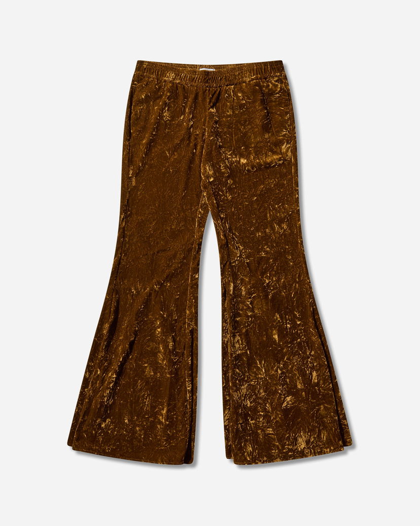 Bukser GUESS Velour Flare Pants Brun | W5BQ05W0260 G1EM