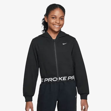Sweatshirt Nike Pro Training Full-Zip Fleece Hoodie Sort | HQ9312-011, 1