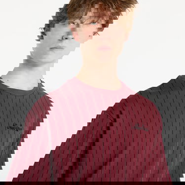 T-shirt New Era Oversized Pinstripe T-shirt Bourgogne | 60758724, 1