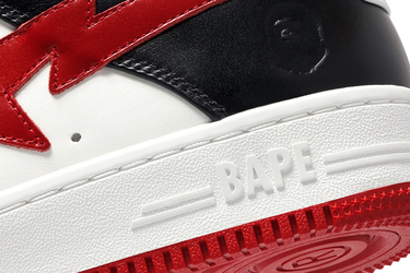 Sneakers og sko BAPE Bape Sta #3 Black/Red Sort | 0ZXSHM191303M, 5