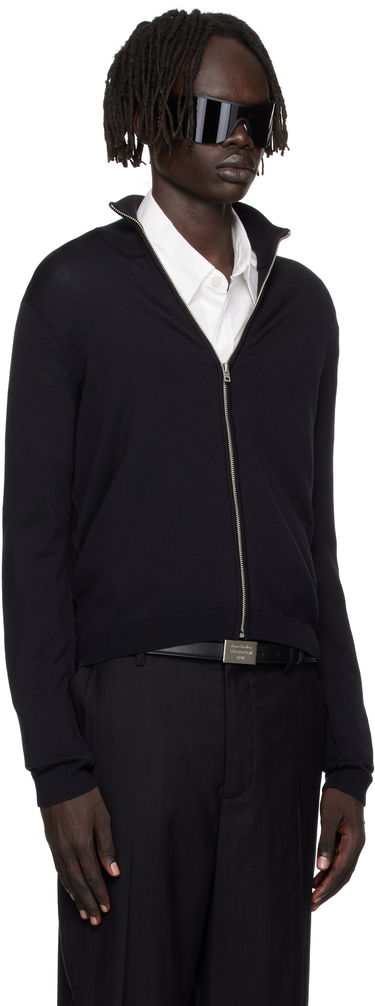Sweater Acne Studios Zip Up Cardigan Sort | B60365-, 1