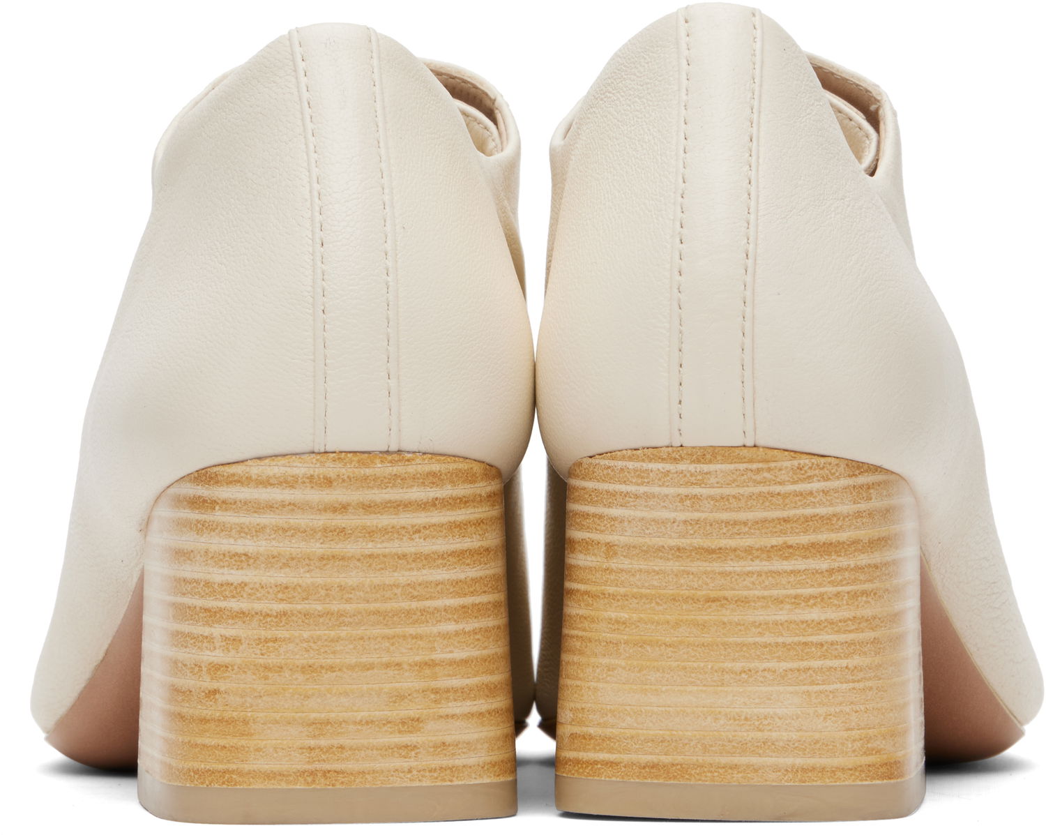 Smykker LEMAIRE LEMAIRE Souris Classic 55 Derby Heels Hvid | FO0246 LL0070, 1