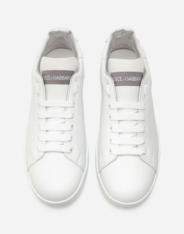 Sneakers og sko Dolce & Gabbana Calfskin Nappa Portofino Hvid | CK1544AX61580998, 3