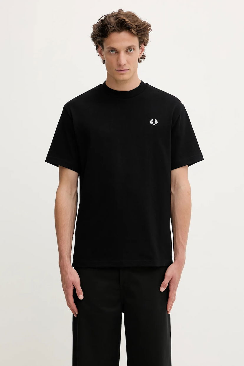 T-shirt Fred Perry Fred Perry M8710 T-Shirt Sort | M8710