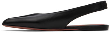 Tilbehør Amina Muaddi Amina Muaddi Ane Slingback Ballerina Flats Sort | ANE SLINGBACK FLAT NAPPA, 2