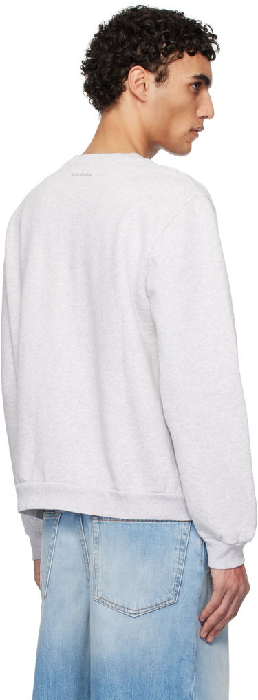 Sweater Acne Studios Acne Studios Crew Neck Fleece Sweatshirt Grå | CI0186-, 2
