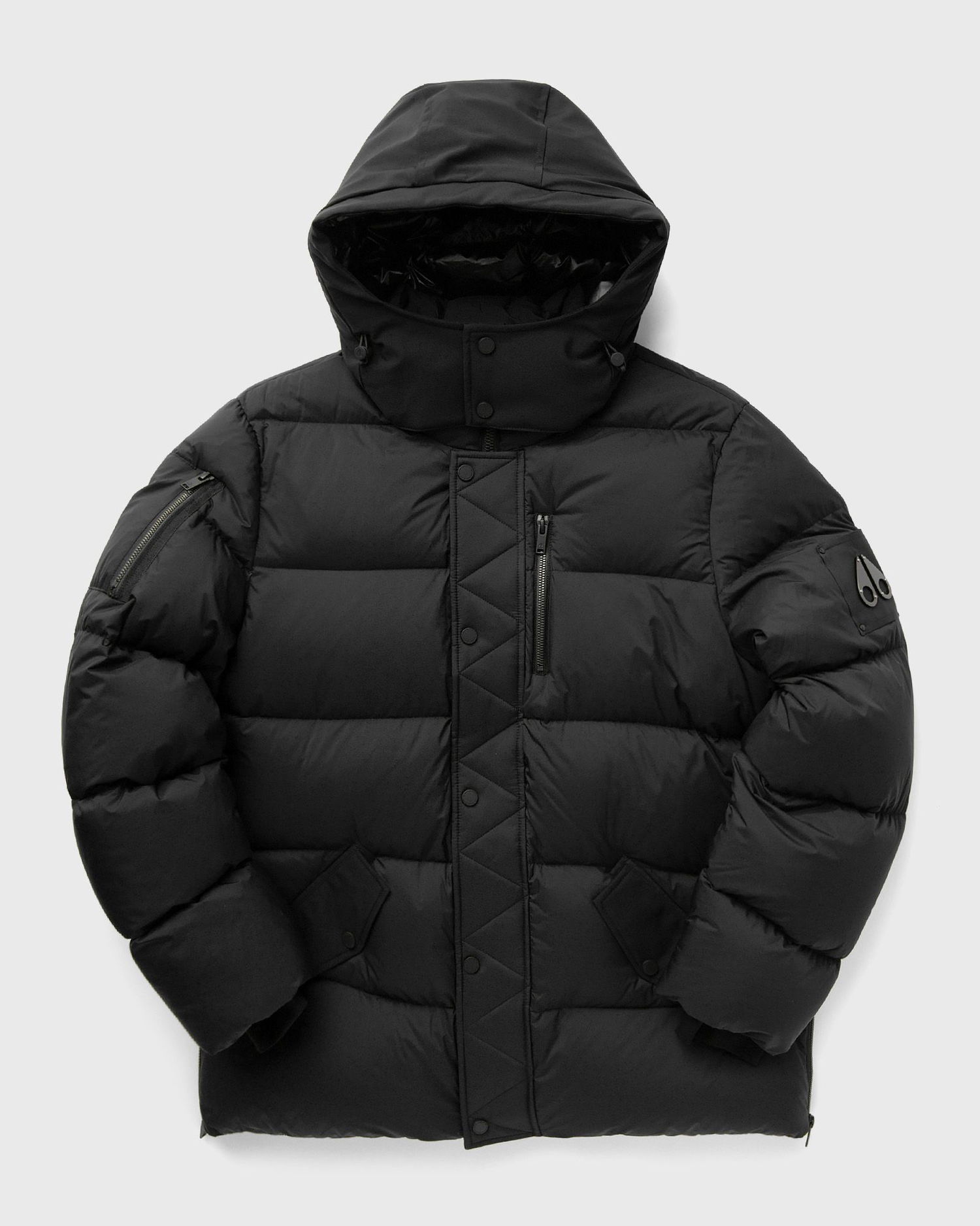 Puffer jakke Moose Knuckles EVEREST 3Q Puffer Jacket Sort | M34MJ196-292, 0
