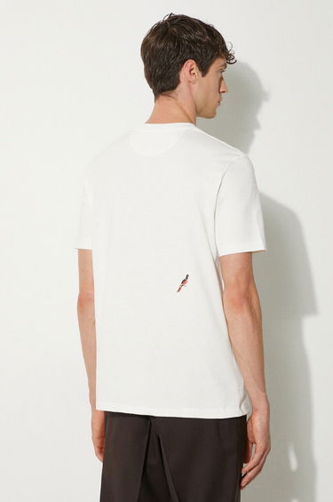 T-shirt Paul Smith Paul Smith Bird Application T-Shirt Hvid | M1R.919T.NP4322, 2