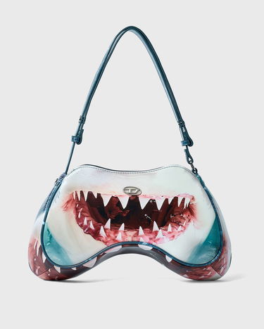 Skuldertaske Diesel Play Play Shark Shoulder Bag Blå | X10201-P6019-HA807, 0