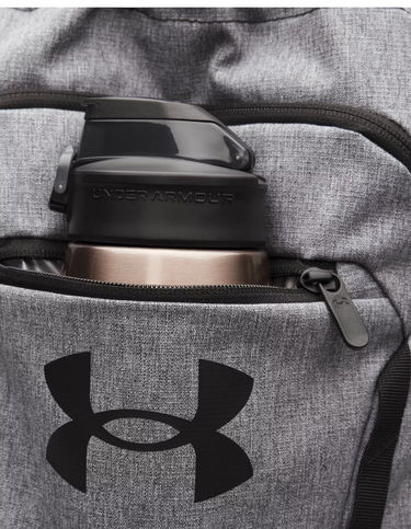 Rygsæk Under Armour Hustle Sackpack with UA Storm Technology and Front Zip Pocket Grå | 6000519-025, 3