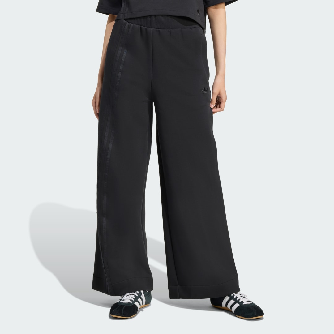 Bukser adidas Performance Off Placed 3-Stripes Wide Leg Pants Sort | JX2733, 0