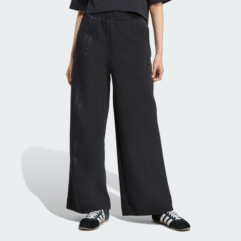 Bukser adidas Performance Off Placed 3-Stripes Wide Leg Pants Sort | JX2733