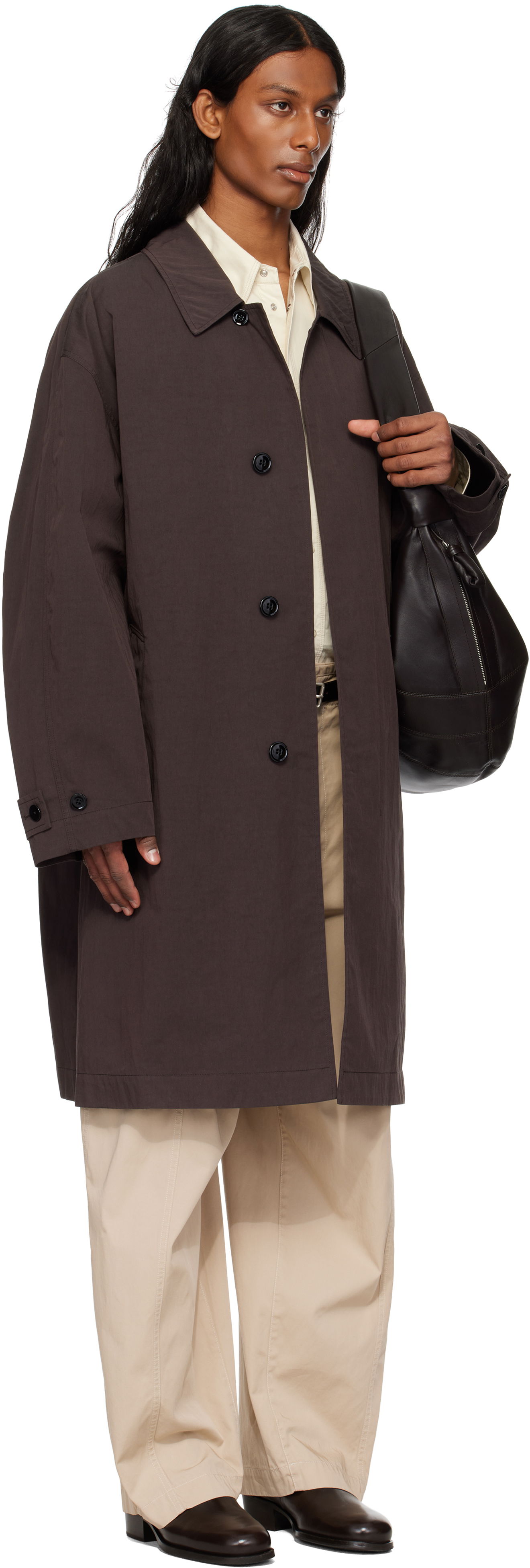 Trenchcoat LEMAIRE Lemaire Car Coat Brun | CO1105 LF1228, 1